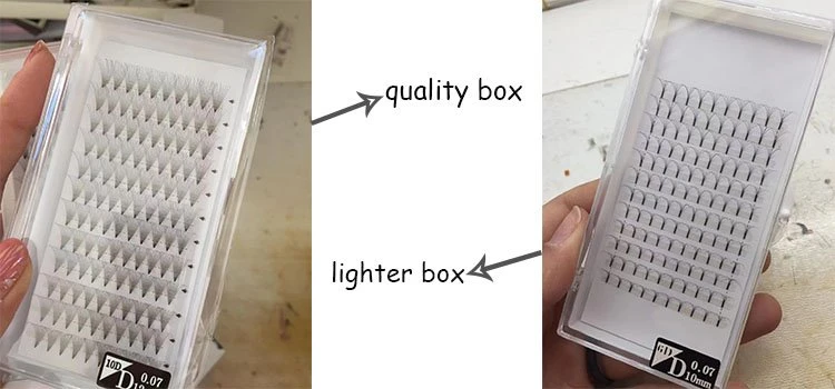 different eyelash packaging 